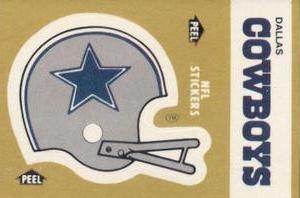 1982 Fleer Team Action - Stickers #NNO Dallas Cowboys Helmet Front