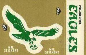 1982 Fleer Team Action - Stickers #NNO Philadelphia Eagles Logo Front