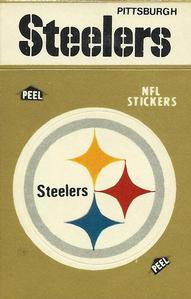 1982 Fleer Team Action - Stickers #NNO Pittsburgh Steelers Logo Front