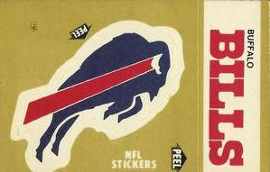 1982 Fleer Team Action - Stickers #NNO Buffalo Bills Logo Front