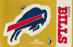 1983 Fleer Team Action - Stickers #NNO Buffalo Bills Logo Front