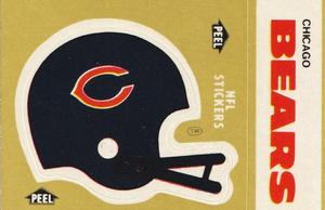1983 Fleer Team Action - Stickers #NNO Chicago Bears Helmet Front
