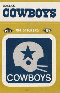 1983 Fleer Team Action - Stickers #NNO Dallas Cowboys Logo Front