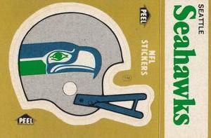 1983 Fleer Team Action - Stickers #NNO Seattle Seahawks Helmet Front