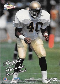 1993 Pacific - Silver Prism #4 Reggie Brooks Back