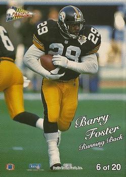 1993 Pacific - Silver Prism #6 Barry Foster Back
