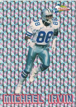 1993 Pacific - Silver Prism #8 Michael Irvin Front