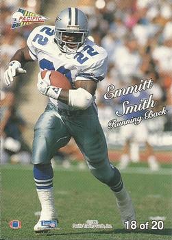 1993 Pacific - Silver Prism #18 Emmitt Smith Back