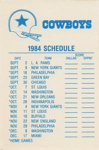 1984 Fleer Team Action - Stickers #NNO Dallas Cowboys Helmet Back