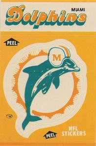 1984 Fleer Team Action - Stickers #NNO Miami Dolphins Logo Front