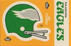 1984 Fleer Team Action - Stickers #NNO Philadelphia Eagles Helmet Front