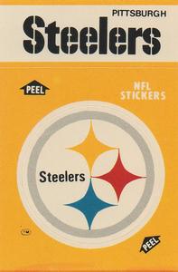 1984 Fleer Team Action - Stickers #NNO Pittsburgh Steelers Logo Front