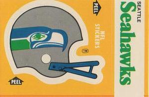 1984 Fleer Team Action - Stickers #NNO Seattle Seahawks Helmet Front