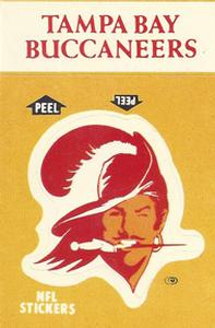 1984 Fleer Team Action - Stickers #NNO Tampa Bay Buccaneers Logo Front