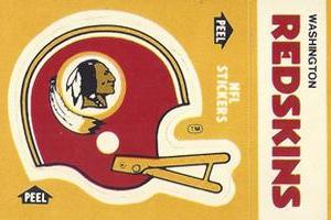 1984 Fleer Team Action - Stickers #NNO Washington Redskins Helmet Front