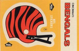 1984 Fleer Team Action - Stickers #NNO Cincinnati Bengals Helmet Front