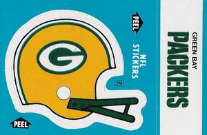 1985 Fleer Team Action - Stickers #NNO Green Bay Packers Helmet Front