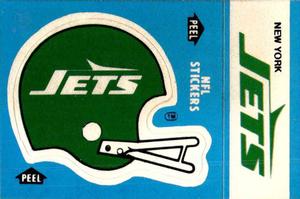 1985 Fleer Team Action - Stickers #NNO New York Jets Helmet Front