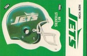 1986 Fleer Team Action - Stickers #NNO New York Jets Helmet Front