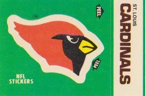 1986 Fleer Team Action - Stickers #NNO St. Louis Cardinals Logo Front