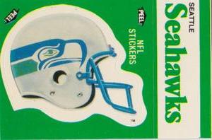 1986 Fleer Team Action - Stickers #NNO Seattle Seahawks Helmet Front