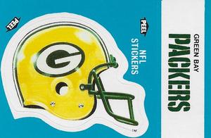 1987 Fleer Team Action - Stickers #NNO Green Bay Packers Helmet Front