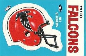 1987 Fleer Team Action - Stickers #NNO Atlanta Falcons Helmet Front
