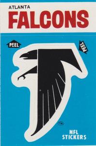 1987 Fleer Team Action - Stickers #NNO Atlanta Falcons Logo Front