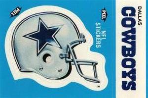 1987 Fleer Team Action - Stickers #NNO Dallas Cowboys Helmet Front