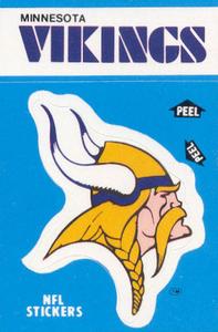 1987 Fleer Team Action - Stickers #NNO Minnesota Vikings Logo Front