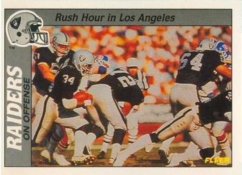 1988 Fleer Team Action #23 Rush Hour in Los Angeles Front
