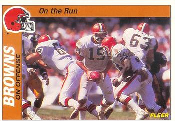 1988 Fleer Team Action #7 On the Run Front
