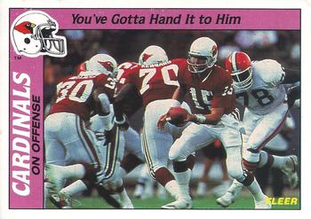 1988 Fleer Team Action #33 You've Gotta Hand It to Him Front