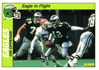 1988 Fleer Team Action #37 Eagle in Flight Front