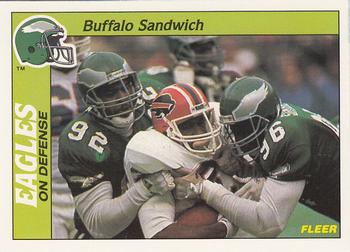 1988 Fleer Team Action #38 Buffalo Sandwich Front