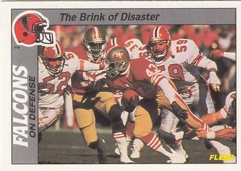 1988 Fleer Team Action #40 The Brink of Disaster Front