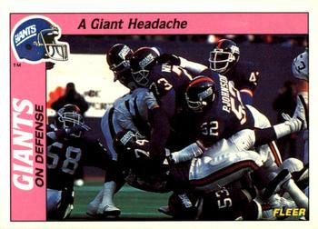 1988 Fleer Team Action #44 A Giant Headache Front