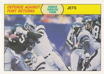 1988 Fleer Team Action #82 Defense Against Punt Returns Front