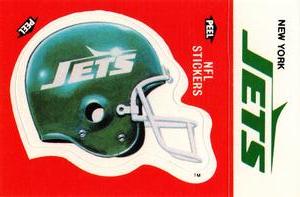 1988 Fleer Team Action - Stickers #NNO New York Jets Helmet Front