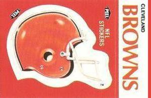 1988 Fleer Team Action - Stickers #NNO Cleveland Browns Helmet Front