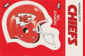 1988 Fleer Team Action - Stickers #NNO Kansas City Chiefs Helmet Front