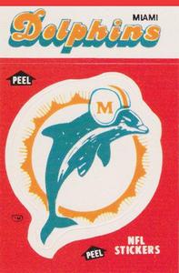 1988 Fleer Team Action - Stickers #NNO Miami Dolphins Logo Front