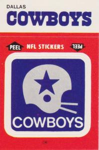 1988 Fleer Team Action - Stickers #NNO Dallas Cowboys Logo Front