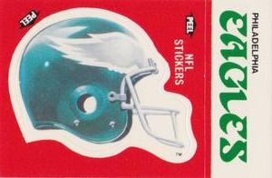 1988 Fleer Team Action - Stickers #NNO Philadelphia Eagles Helmet Front