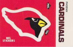 1988 Fleer Team Action - Stickers #NNO Phoenix Cardinals Logo Front