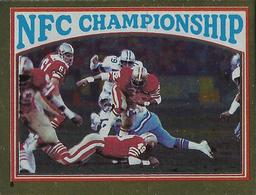 1982 Topps - Coming Soon Stickers #6 1981 NFC Championship Front