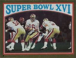 1982 Topps - Coming Soon Stickers #9 Super Bowl XVI Front