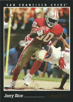 1993 Pinnacle #292 Jerry Rice Front