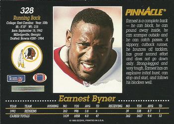 1993 Pinnacle #328 Earnest Byner Back