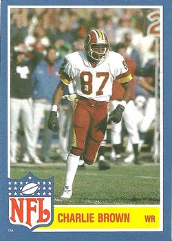 1984 Topps - Glossy NFL Stars #7 Charlie Brown Front